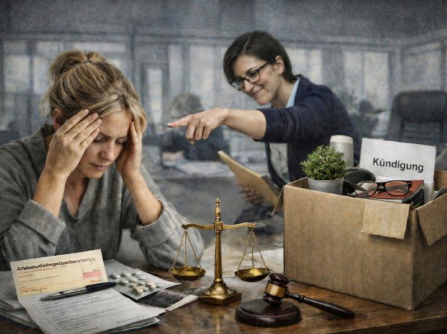 Германия — Больничный, моббинг и увольнение - «Новости»